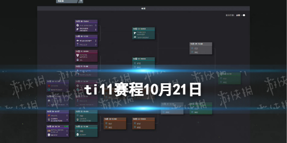 ti11赛程10月21日 dota2国际邀请赛10.21赛程