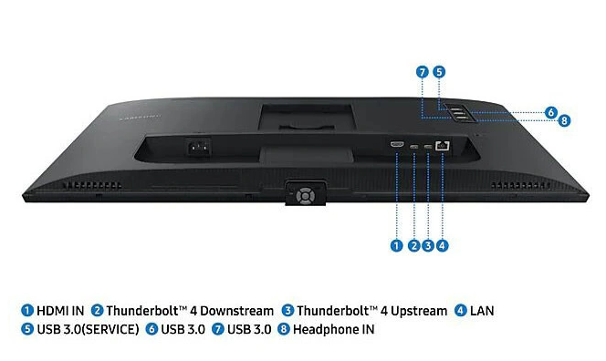 三星发布 ViewFinity S8UT 4K 显示器：双雷电 4 接口，支持分屏输入、菊花链串联