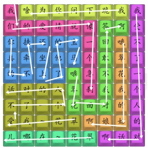 汉字找茬王翠花关卡攻略 翠花关卡怎么连歌词[图]