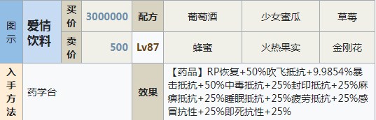 符文工房5爱情饮料怎么做-爱情饮料制作方法分享