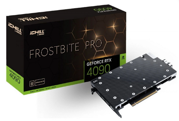 炫酷水冷设计！RTX 4090 iChill Frostbite Ultra和Pro震撼登场