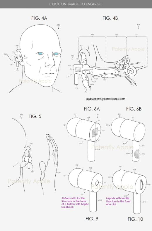 曝光！苹果AirPods最新专利图谱，支持隔空手势操作