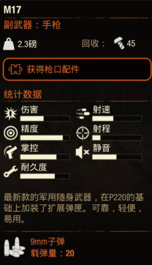 《腐烂国度2》武器 M17怎么样