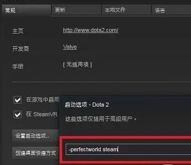 《dota2》国服启动项怎么设置