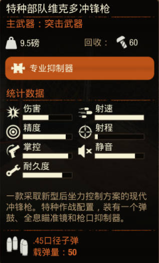 《腐烂国度2》武器 特种部队维克多怎么样